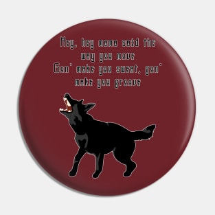 Black Dog Pin