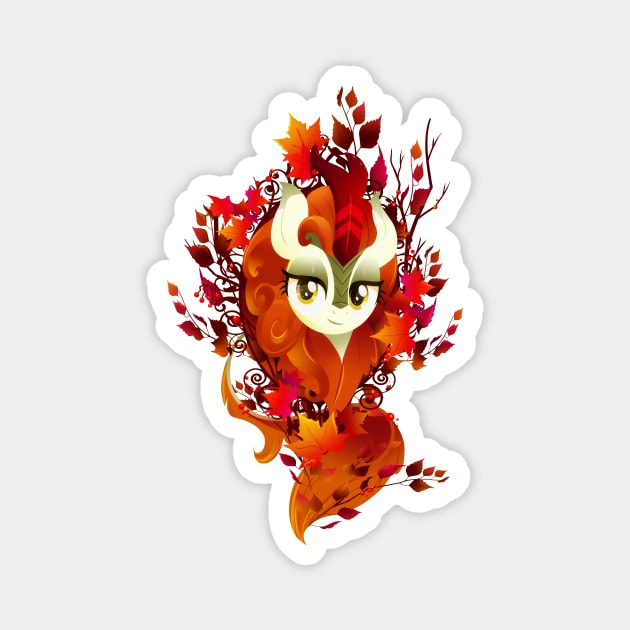 Autumn Blaze Magnet by Ilona's Store