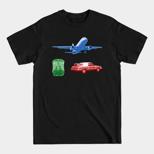 Discover Planes, Trains and Automobiles - Planes Trains And Automobiles - T-Shirt