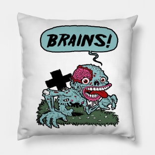 Zombie from the Grave Pillow