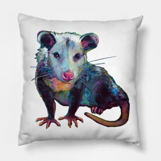 Cute OPOSSUM by Robert Phelps Pillow