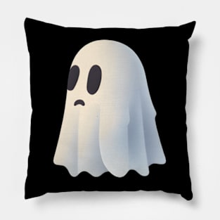 Cute sad ghost Pillow