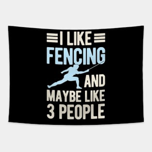 Funny Fencing Tapestry