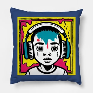 Autistic by Music Genius Art Pillow