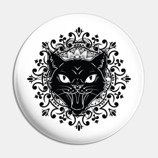 Cat Mandala Pin