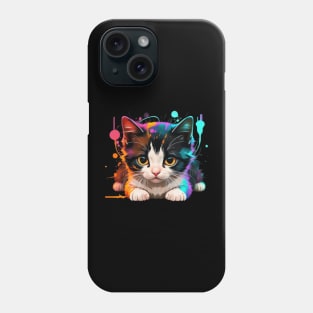 Bicolor Kitty Cat Phone Case