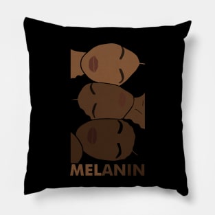 Melanin Shades, African Women, Brown Skin Girl Pillow