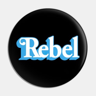 Rebel figure Pin