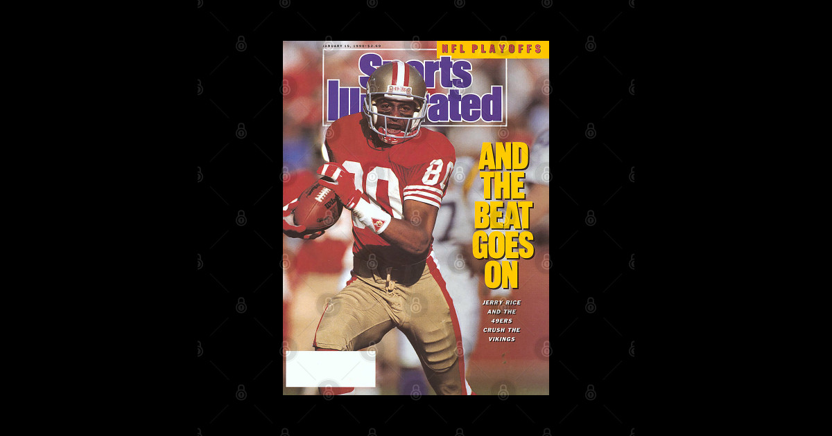 Jerry Rice 1990 Nfc Divisional Playoffs - Jerry Rice - Sticker | TeePublic