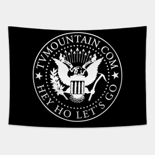 tvmountain logo Hey Ho Let's Go Tapestry