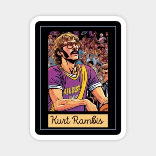 Kurt Rambis Vintage Style Magnet