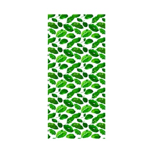 Green Leaves Pattern T-Shirt