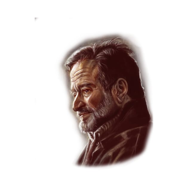 Robin Williams portrait by Artofokan