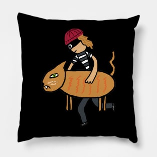 Cat Burglar Pillow