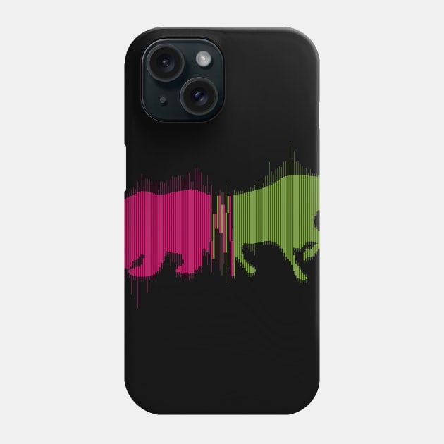 Bear & Bull Markets Phone Case by CrypTee__