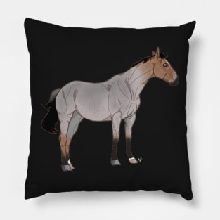 Roan Horse Pillow