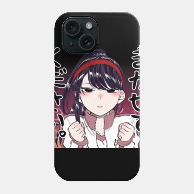 Komi Cheer Phone Case by thevictor123
