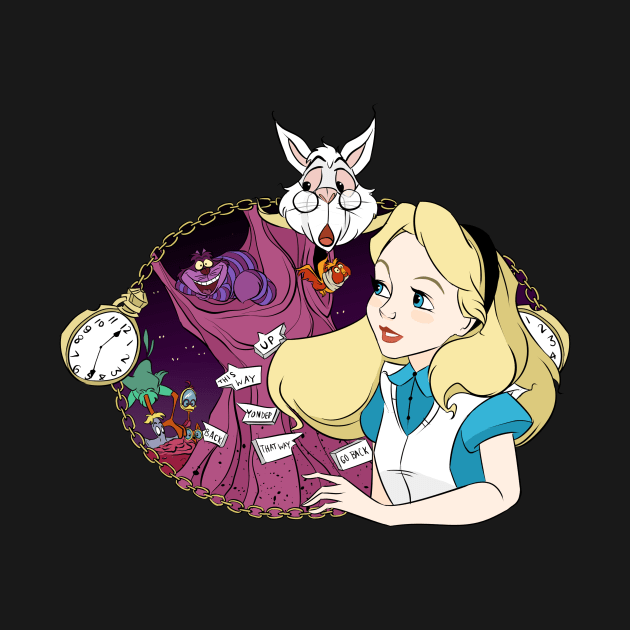 Alice in Wonderland Longing by Drea D. Illustrations