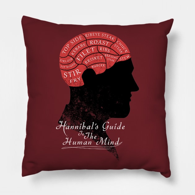 Hannibal's Guide to the Mind Pillow by stevenlefcourt