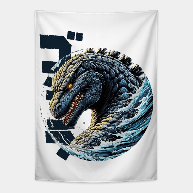 Godzilla Kaiju Tapestry by RifkyAP28