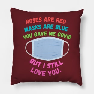 Funny covid poem t-shirt gift Pillow