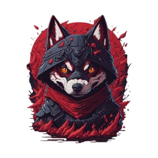 evil ninja dog T-Shirt