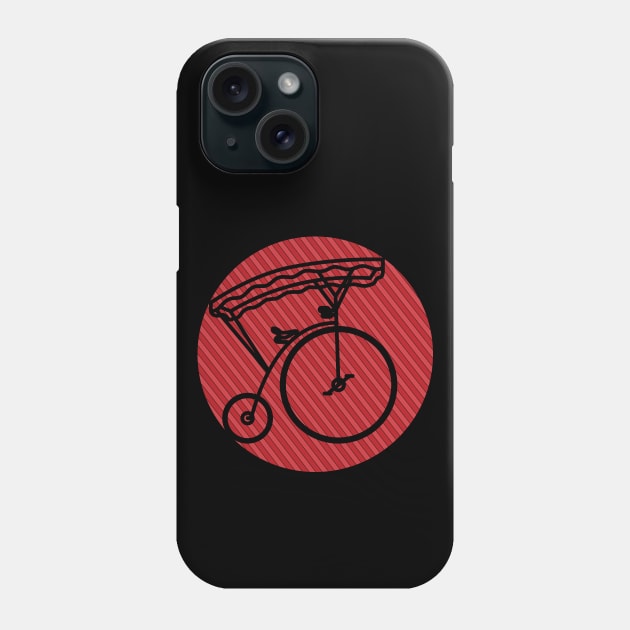 The Prisoner — Penny Farthing Phone Case by Phil Tessier