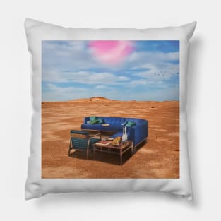 Everyday That Passes - Surreal/Collage Art Pillow