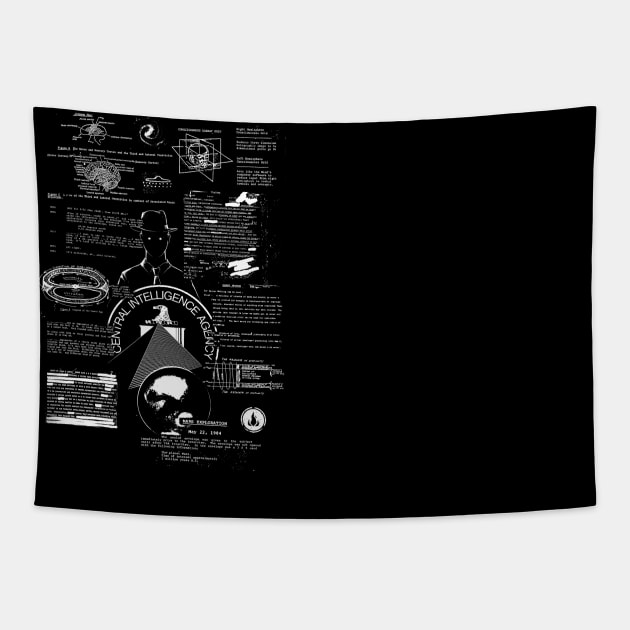 Mars Exploration | CIA 1984 Tapestry by Bríg