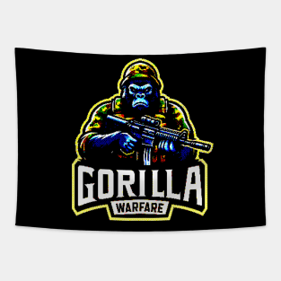 Pixel Gorilla Warfare Tapestry