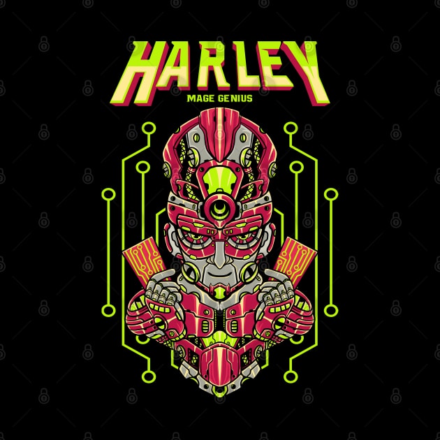 harley mecha shirt by imkram2x