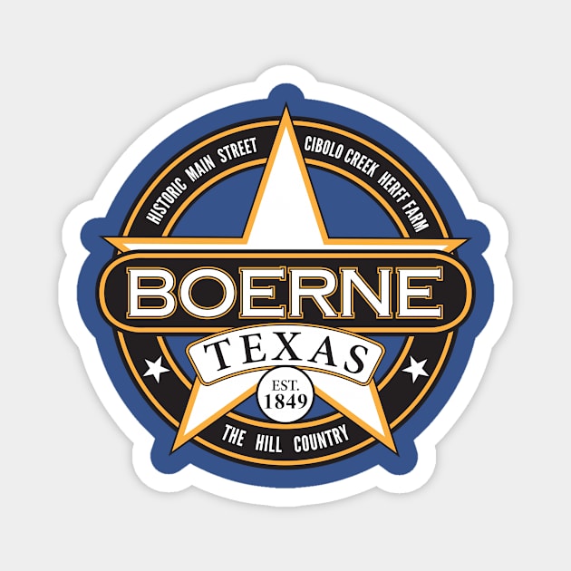 Boerne Texas Magnet by Boerne Tees