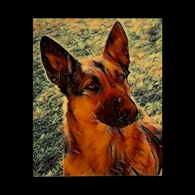 German Shepard by PandLCreations