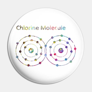 Chlorine Molecule Pin