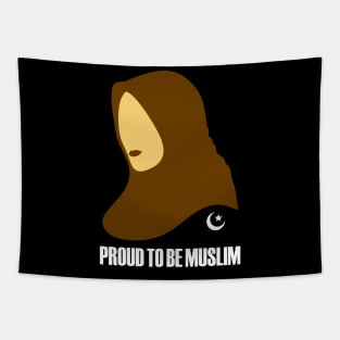 Proud To Be Muslim (Hijabi) Tapestry