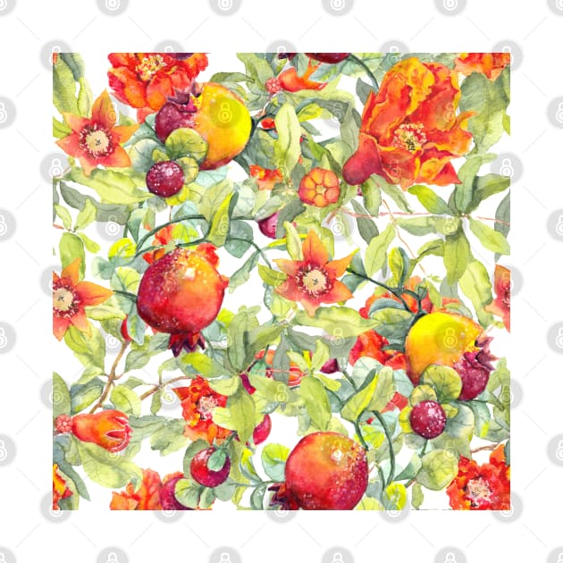 Tropical fruits pattern by GreekTavern