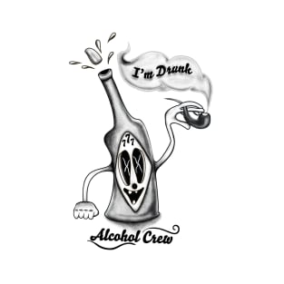 Alcohol crew T-Shirt