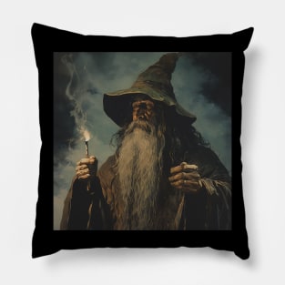 Wizard Smoke AI Pillow