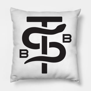 St Paul And The Broken Bones Black Emblem Pillow