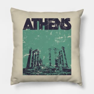 Athens Vintage Design by Treaja Pillow