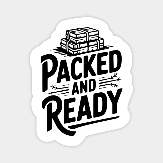 Packed and Ready Magnet by Frank Ring