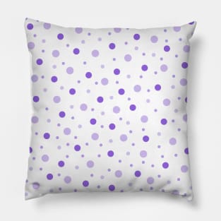 Purple Polka Dots Pillow