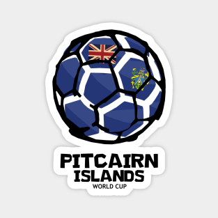 Pitcairn Islands Football Country Flag Magnet