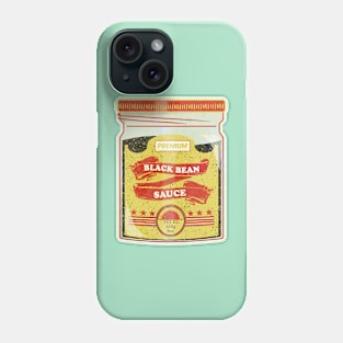 Jar of black bean sauce Phone Case