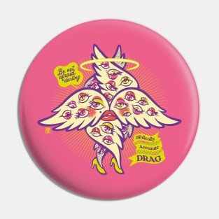 Biblically Accurate Drag Neon Colors Pin