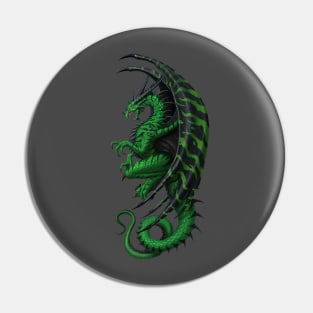 Master Dragon green Pin