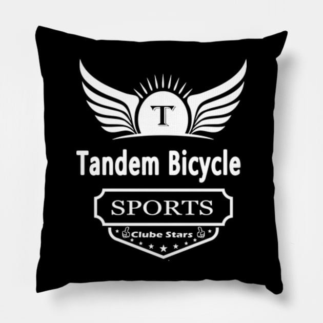 The Sport Tandem Bicycle Pillow by My Artsam