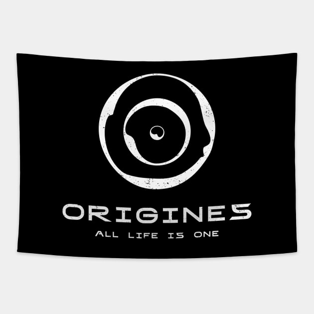 Origines - All Life is One Tapestry by BadCatDesigns