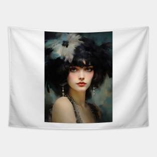 Flapper Girl Tapestry