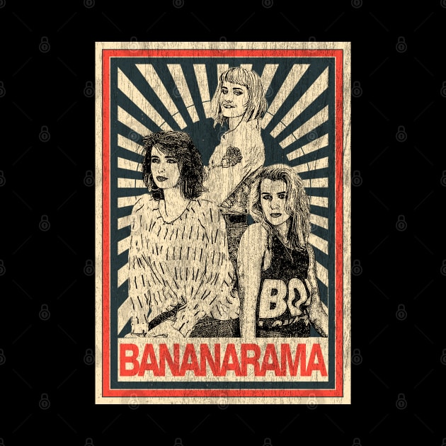 Vintage Poster Bananarama 80s by Odd Even